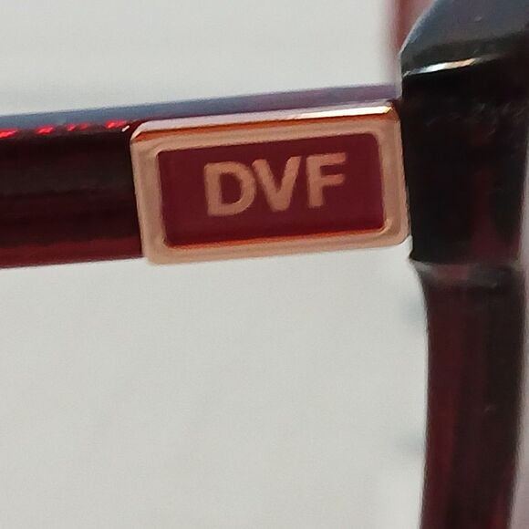 VTG Diane Von Furstenberg DVF 686S 600 CRYSTAL RUBY RED SUNGLASSES NEW main image 4